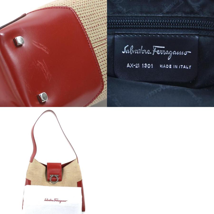 極美品✨ サルヴァトーレフェラガモ ショルダーバッグ 茶色 レザー ガンチーニ 中古・古着通販】Salvatore Ferragamo (サルヴァトーレ フェラガモ