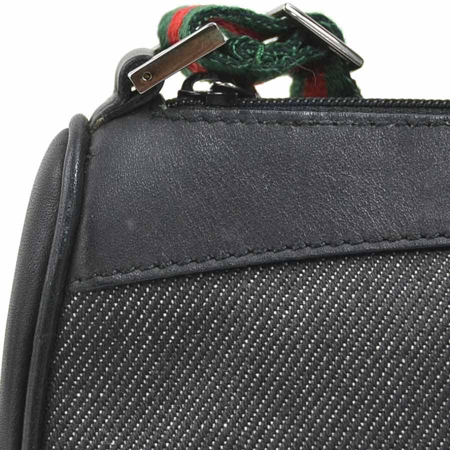 GUCCI（グッチ） ハンドバッグ シェリーライン レザー/キャンバス 