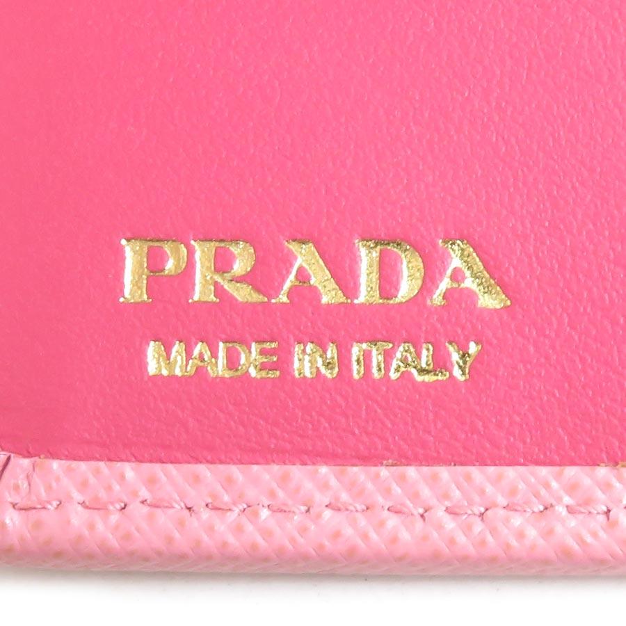 PRADA（プラダ） 二つ折り財布 レザー ピンク : ブランドバリュー