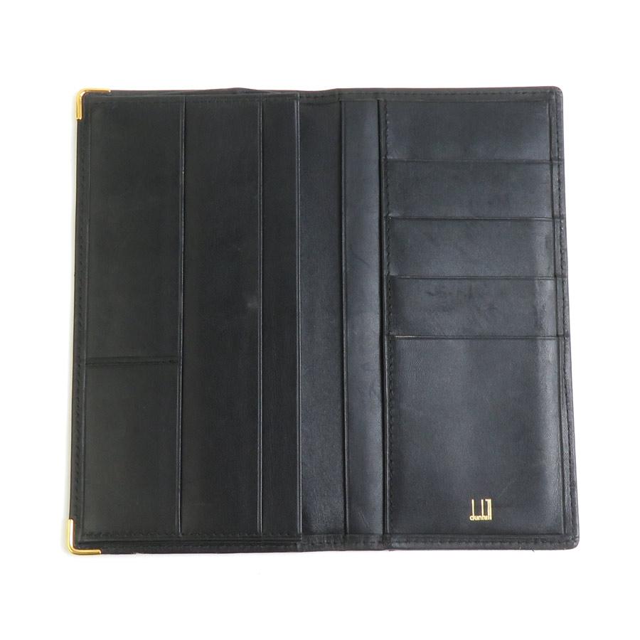 【新品　未使用】ダンヒル dunhill 長財布　札入れ dunhill（ダンヒル） 長財布 長札入れ ブラック レザー 札入れ 財布