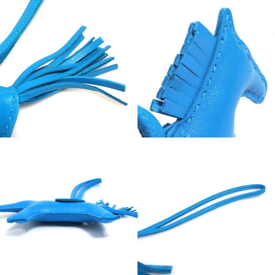 HERMES エルメス チャーム ロデオPM アニョーミロ ブルー