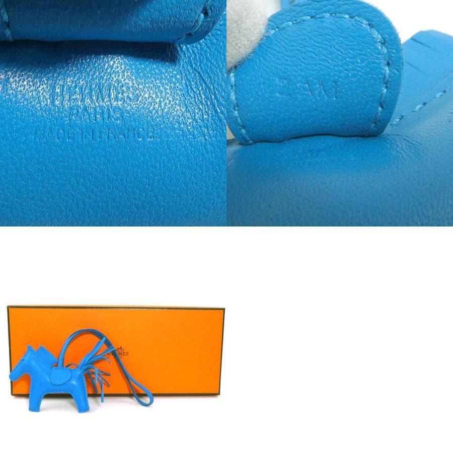 HERMES エルメス チャーム ロデオPM アニョーミロ ブルー