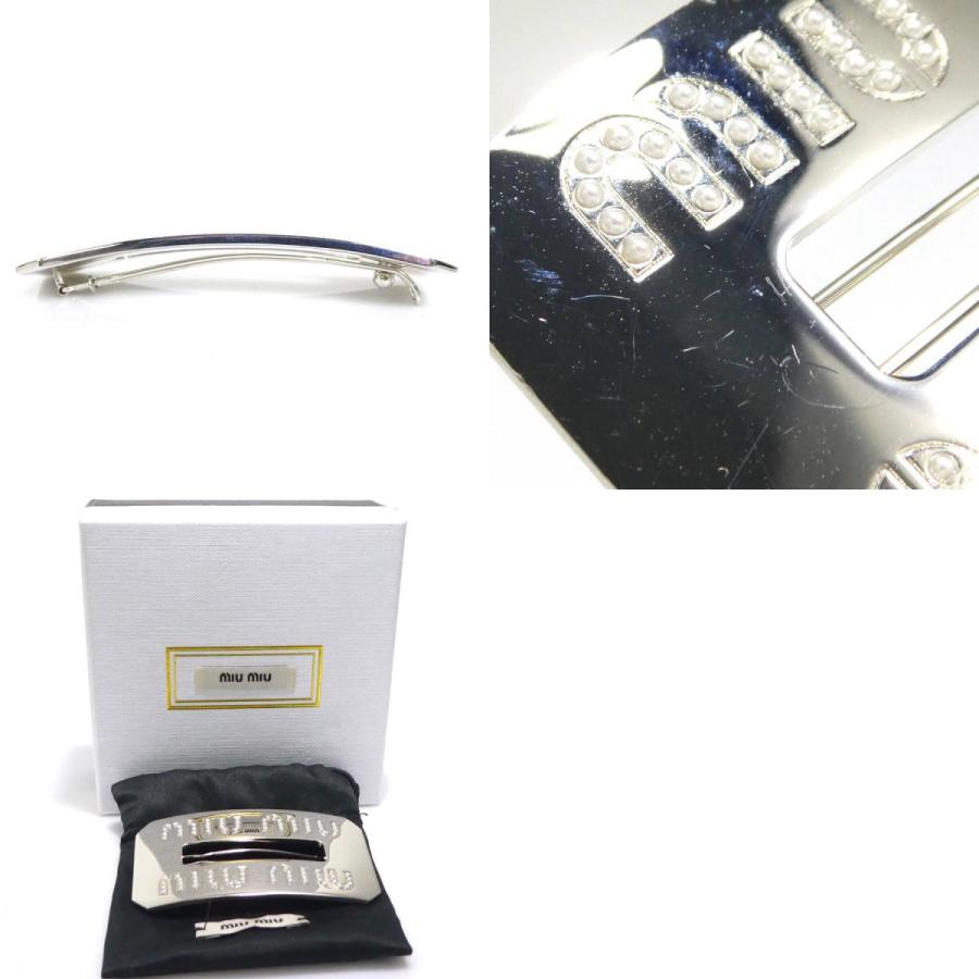 miumiu バレッタ シルバー miumiu バレッタ シルバー バレッタ シルバー（銀色）系 MiuMiu