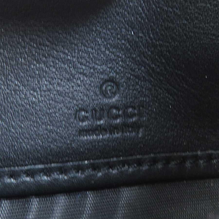 GUCCI（グッチ） 長財布 チェーンウォレット パイソン ブラック