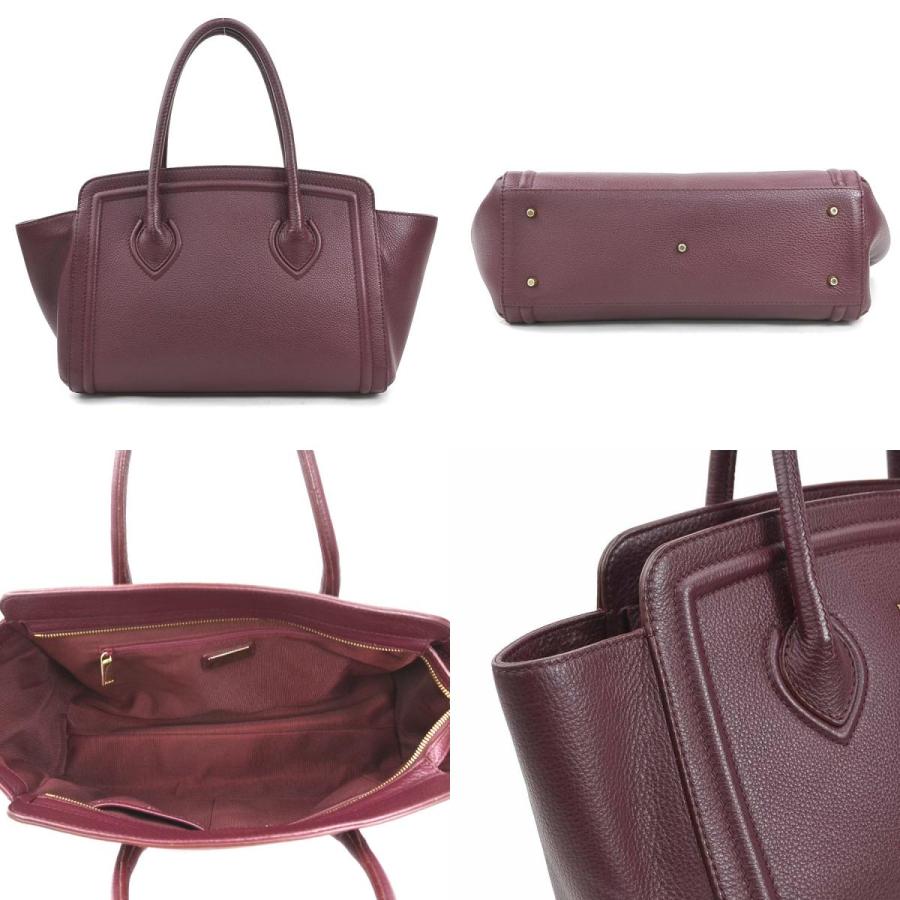 FURLA（フルラ） ハンドバッグ レザー ワインレッド : ブランド