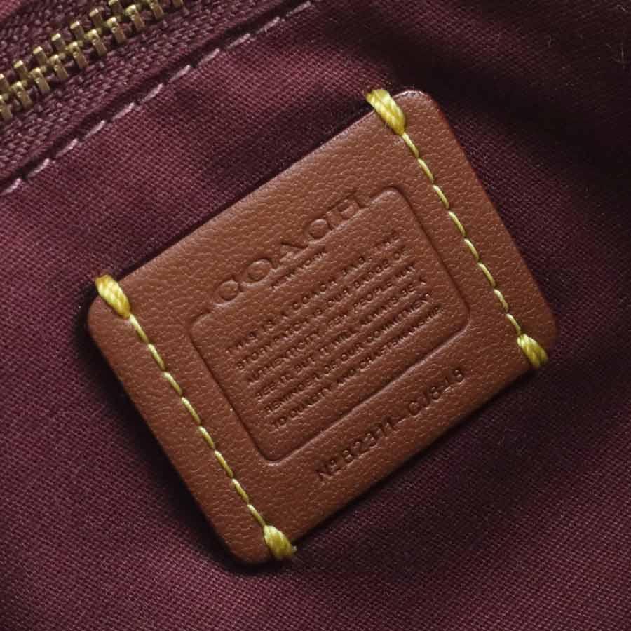 COACH（コーチ） ショルダーバッグ キャンバス/レザー ネイビー