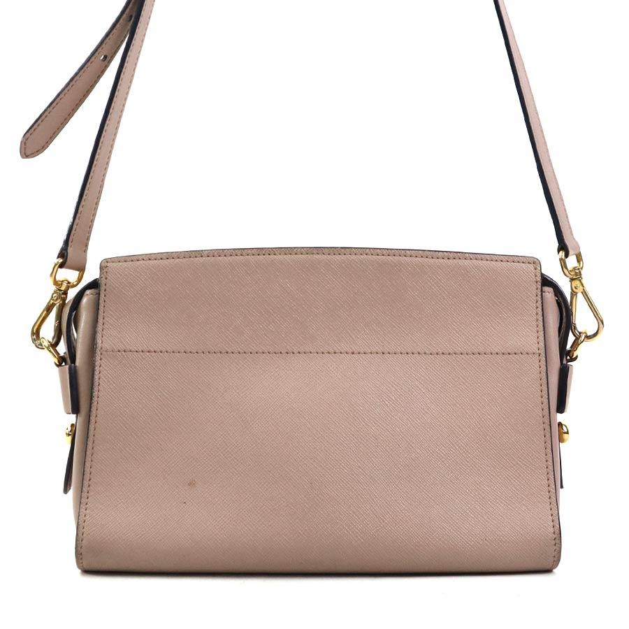 PRADA（プラダ） ショルダーバッグ レザー ピンクベージュ : ブランド