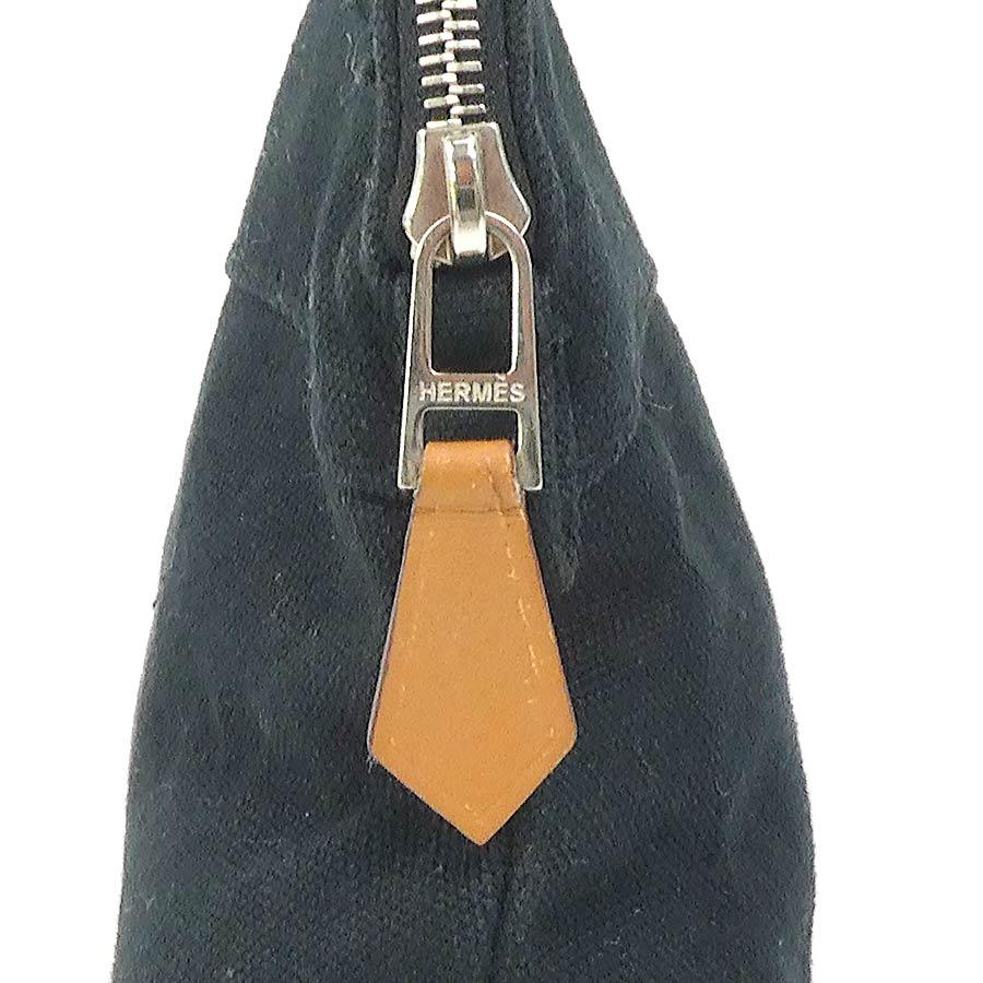 HERMES（エルメス） ポーチ ボリードポーチ15 キャンバス ブラック