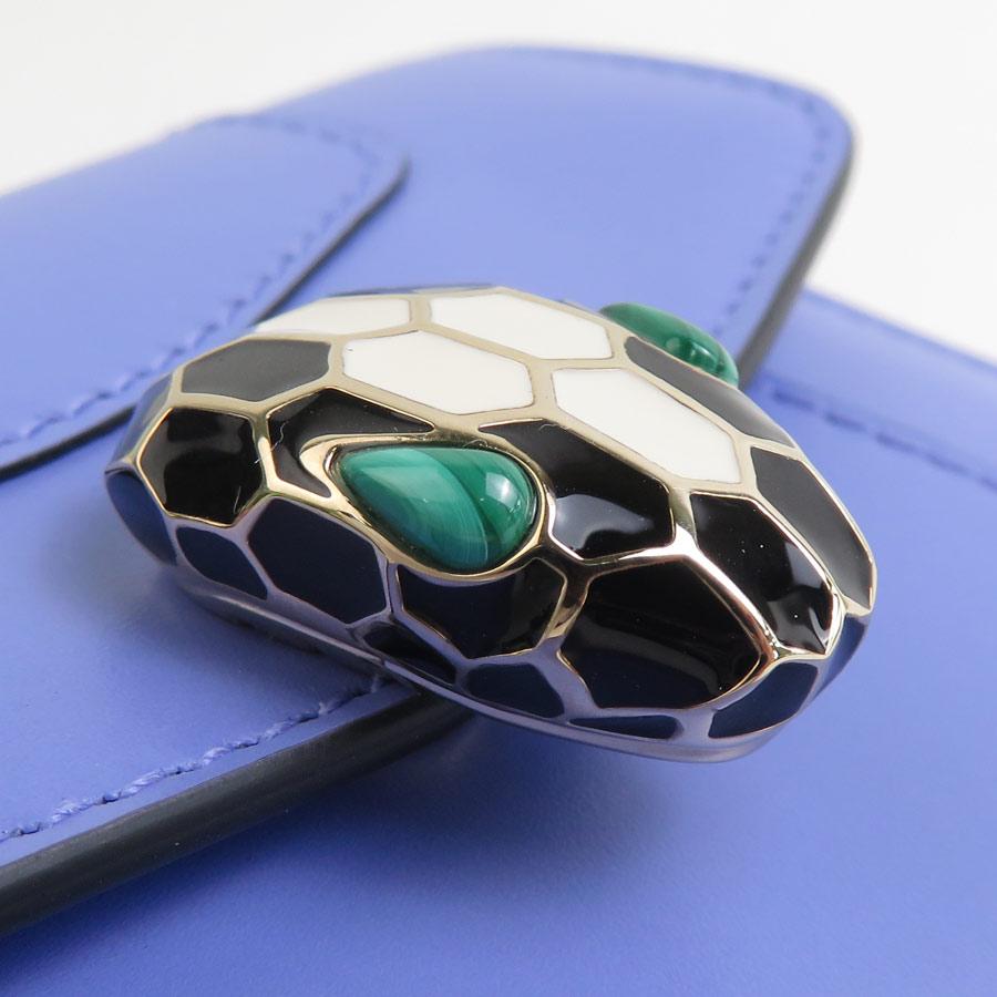 BVLGARI（ブルガリ） 二つ折り財布 セルペンティ レザー パープル