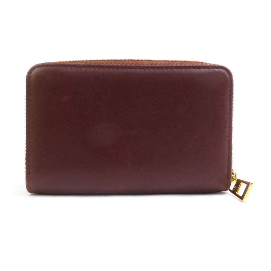 LOEWE（ロエベ） コインケース アナグラム レザー ボルドー : ブランド 
