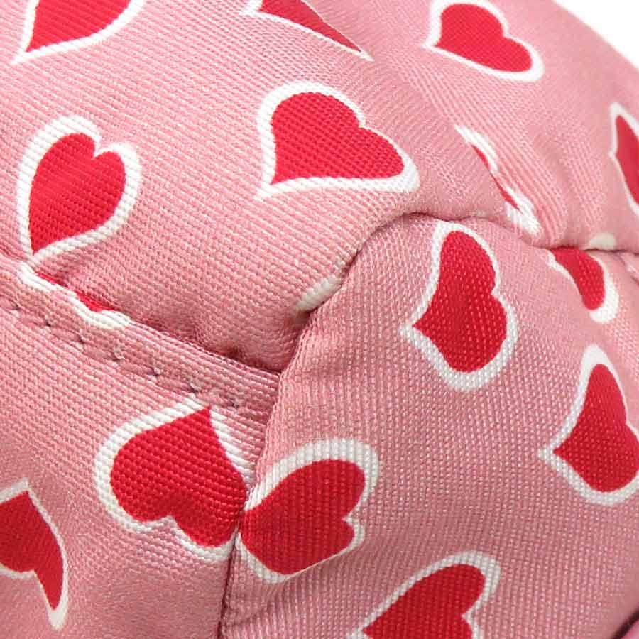 miu miu（ミュウミュウ） ポーチ ナイロンキャンバス ピンク