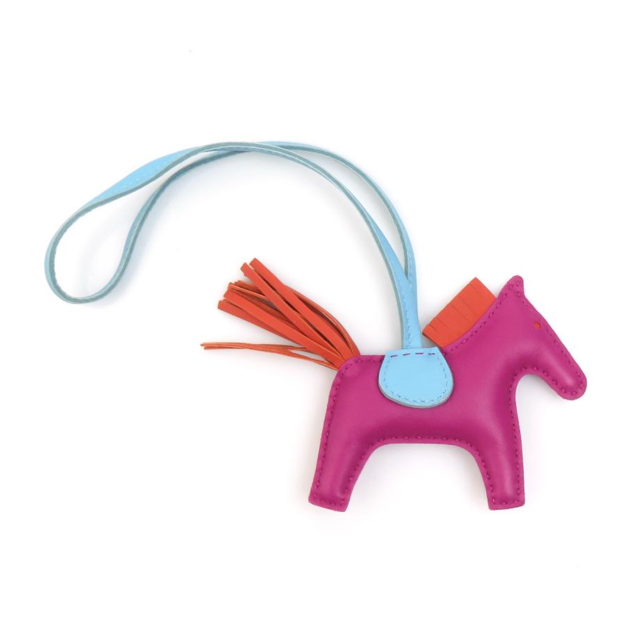 HERMES エルメス チャーム ロデオPM アニョーミロ ローズパープル  