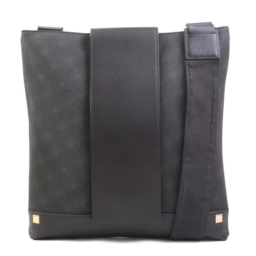 Dunhill ダンヒル ショルダーバッグ ブラウン 14057 メンズ【中古】 r10720g dunhill（ダンヒル） ショルダーバッグ レザー ブラウン : ブランド