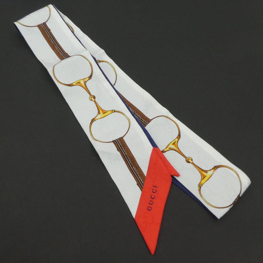 GUCCI（グッチ） スカーフ ツイリー リボンスカーフ シルク マルチ