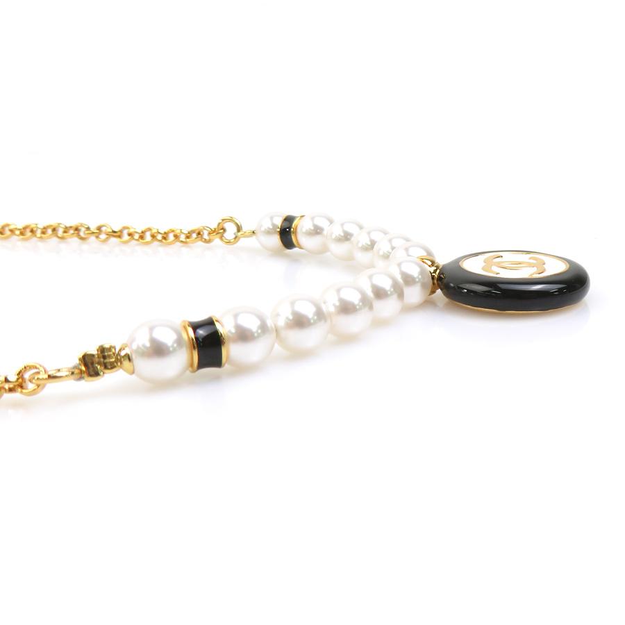 CHANEL シャネル ネックレス メタル/フェイクパール ゴールド