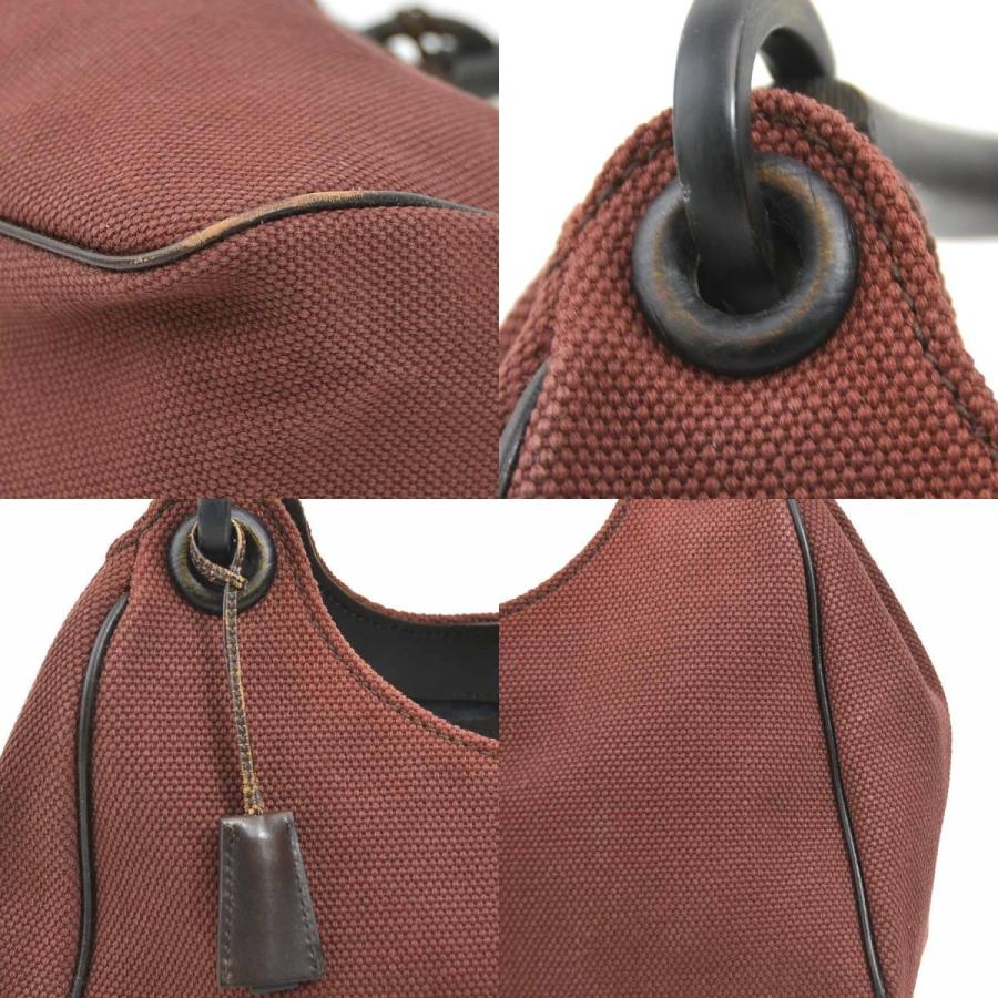 GUCCI ハンドバッグ ブラウン キャンバス/レザー GUCCI グッチ ショルダーバッグ ハンドバッグ スーキー GG