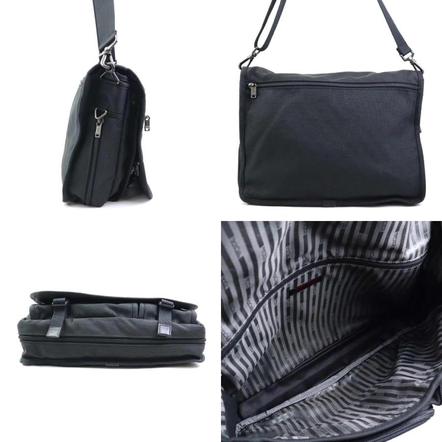 TUMI ビジネスバッグ 黒 ナイロン レザー　ショルダーバッグ TUMI トゥミ ショルダーバッグ ビジネスバッグ ナイロン