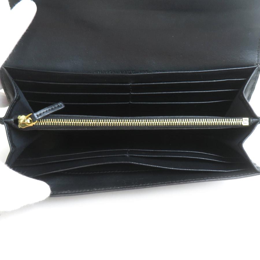 FENDI 長財布　ブラックフェンディ レザー　エフイズ ブラック FENDI（フェンディ） 長財布 エフイズ レザー ブラック : ブランド