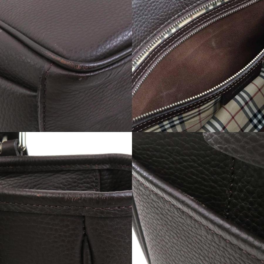 BURBERRY（バーバリー） ハンドバッグ レザー ブラウン : ブランド