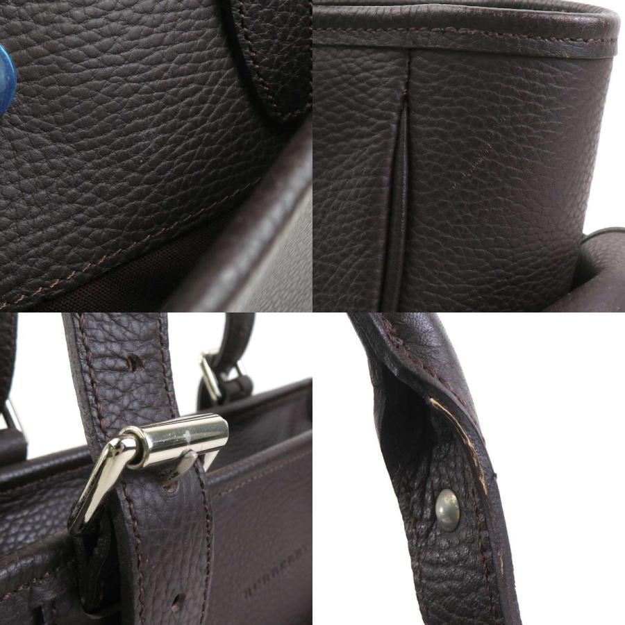 BURBERRY（バーバリー） ハンドバッグ レザー ブラウン : ブランド