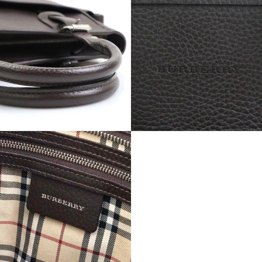 BURBERRY（バーバリー） ハンドバッグ レザー ブラウン : ブランド