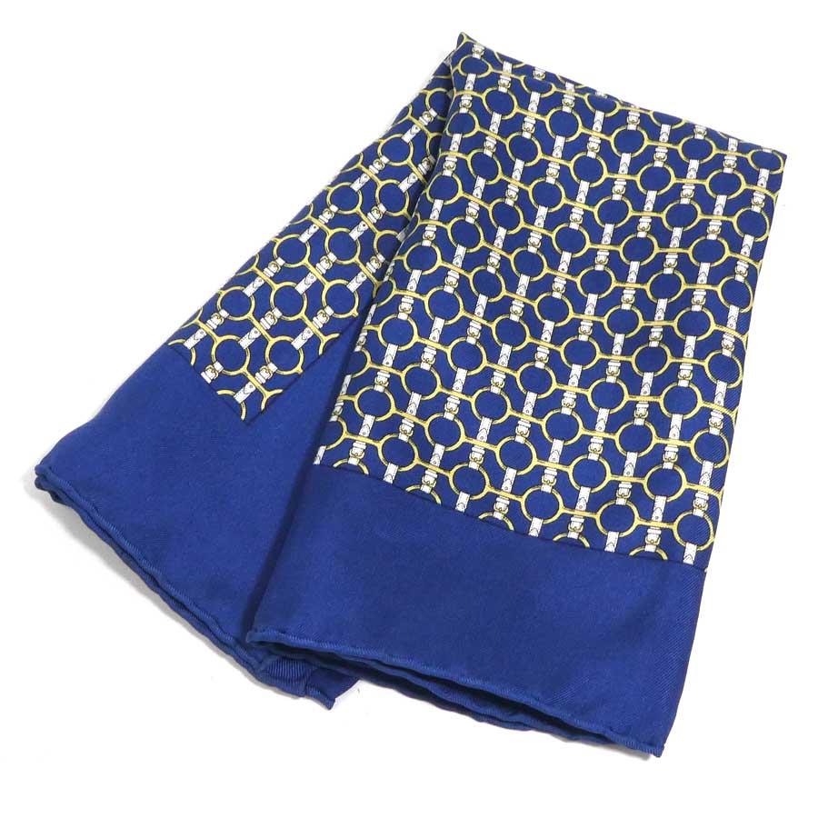 HERMES（エルメス） ハンカチ シルク ブルー : ブランドバリュー