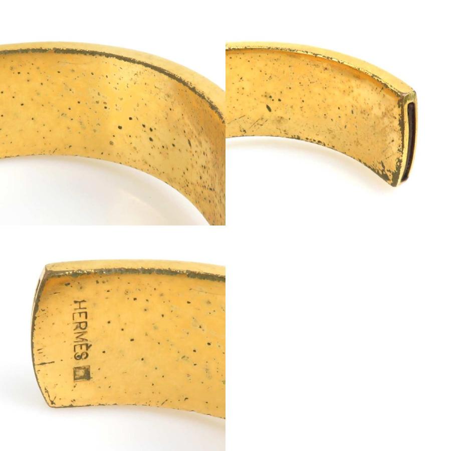 エルメス　バングル　リザード　レッド×ゴールド 楽天市場】【送料無料】 エルメス バングル レッド ゴールド 美品