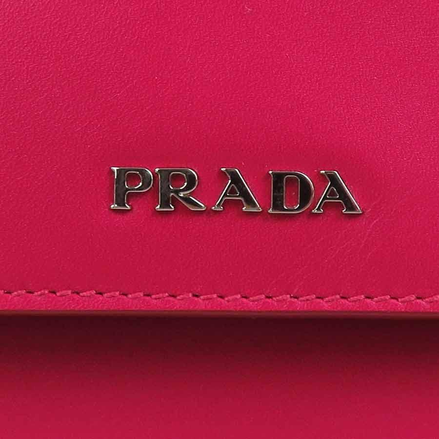 プラダ PRADA ショルダーバッグ レザー ピンク 【公式通販】