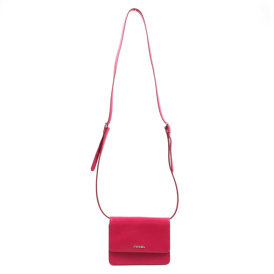 あ*♡様 プラダ プラダ PRADA ショルダーバッグ レザー ピンク 【公式通販】