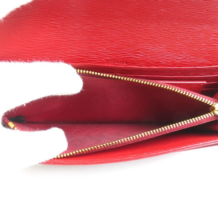 PRADA（プラダ） 長財布 レザー/ナイロン レッド : ブランドバリュー