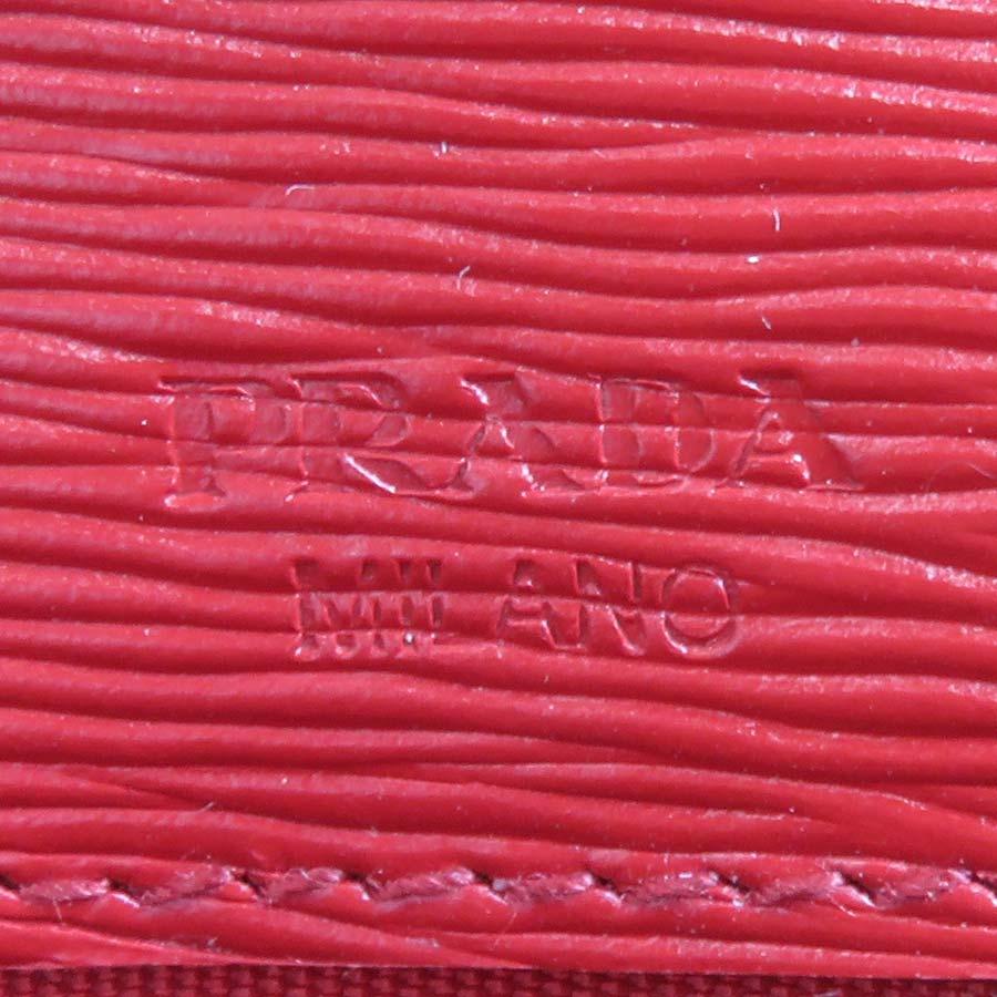 PRADA（プラダ） 長財布 レザー/ナイロン レッド : ブランドバリュー