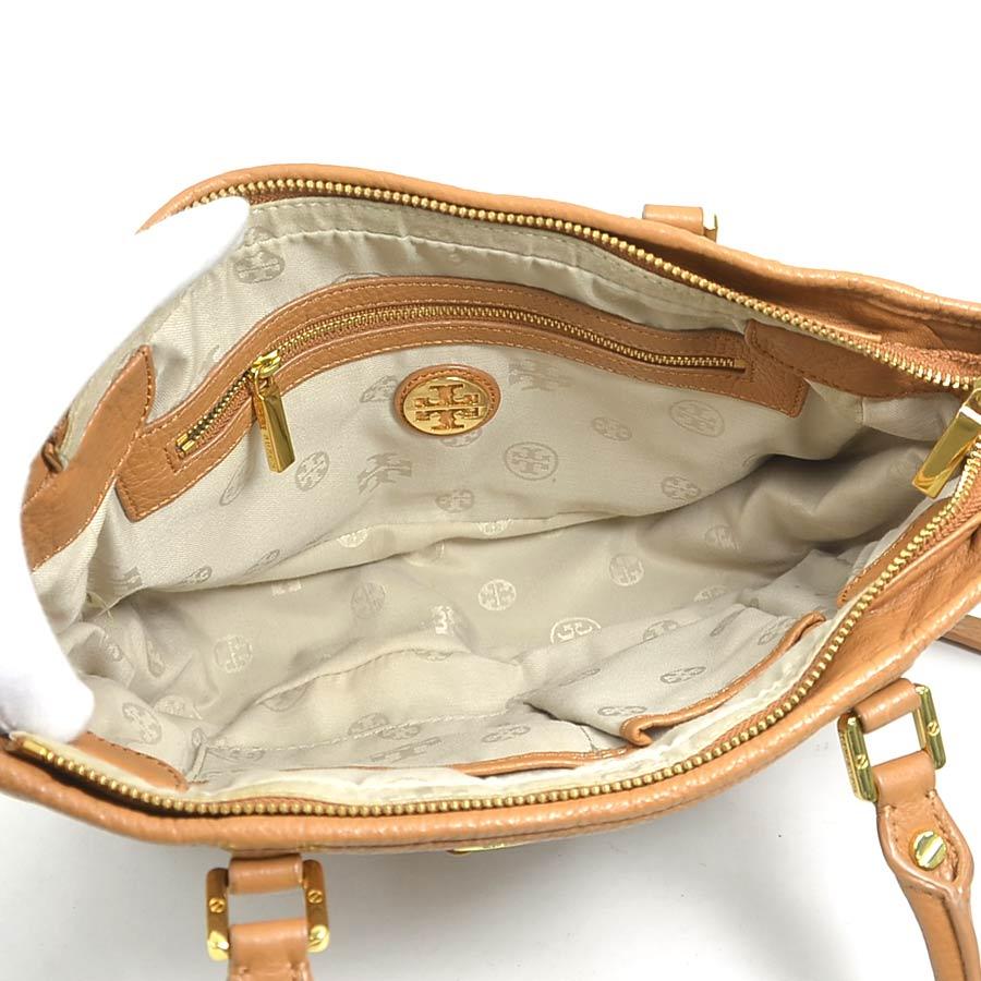 トリーバーチ　ハンドバック　美品　キャメル　購入証明あり TORY BURCH（トリーバーチ） ハンドバッグ ショルダーバッグ レザー