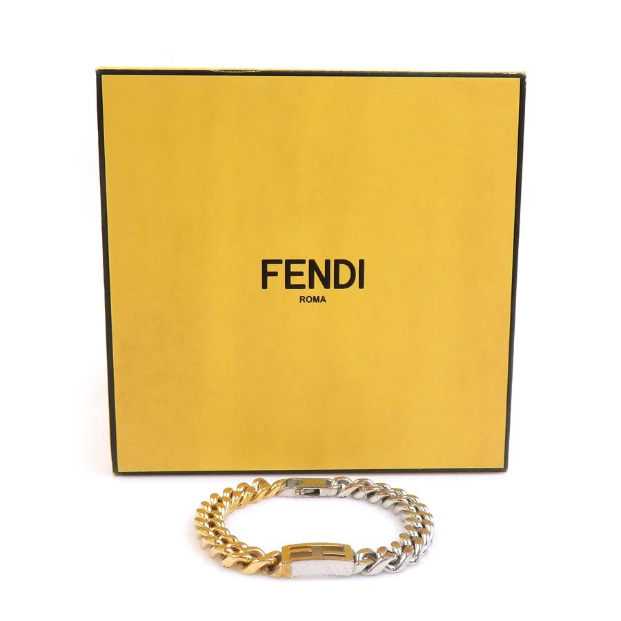 FENDI（フェンディ） ブレスレット メタル ゴールド×シルバー