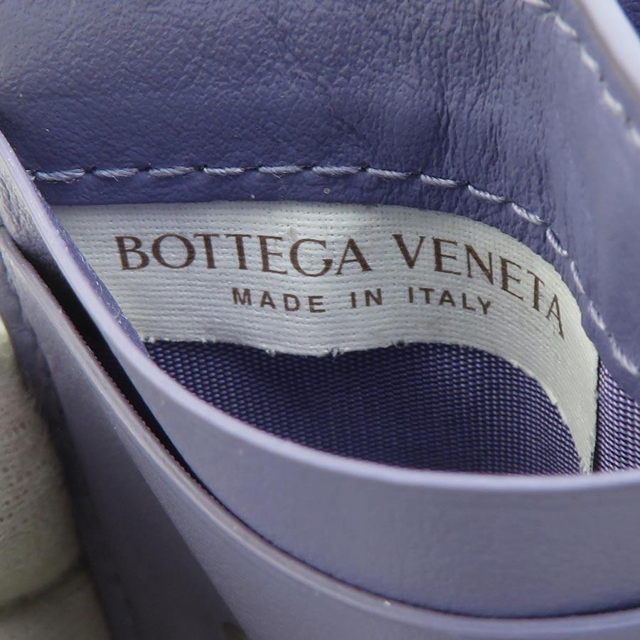 ［極美品］BOTTEGA VENETA イントレチャート 三つ折り財布 パープル BOTTEGA VENETA - ［極美品］BOTTEGA VENETA イントレチャート 三