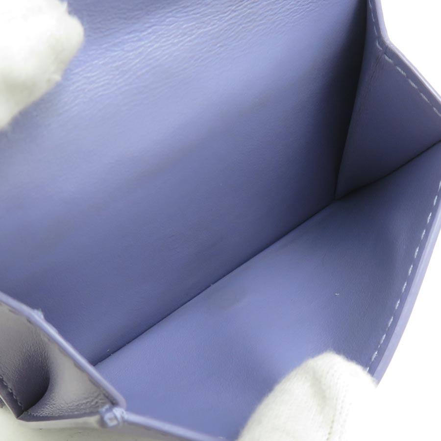 ボッテガヴェネタ BOTTEGAVENETA 三つ折り財布 イントレチャート レザー パープル ユニセックス 送料無料【中古】 r10977g ボッテガヴェネタ BOTTEGAVENETA 三つ折り財布 イントレチャート