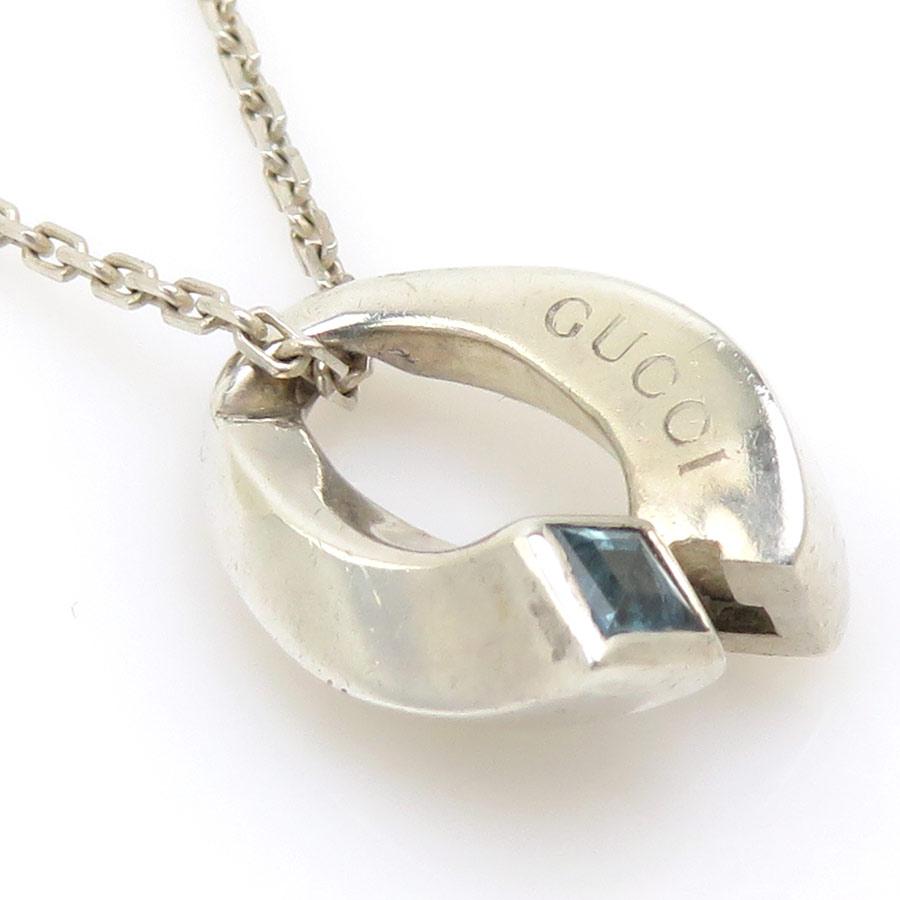 GUCCI（グッチ） ネックレス シルバー925/ブルートパーズ シルバー