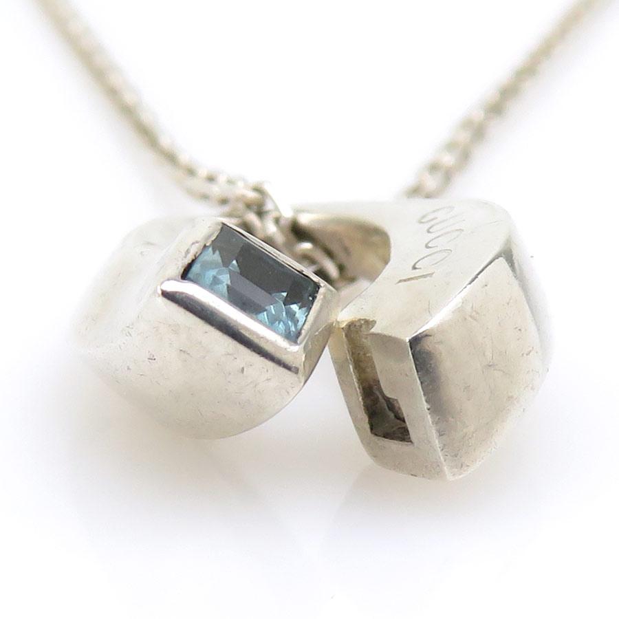 GUCCI（グッチ） ネックレス シルバー925/ブルートパーズ シルバー