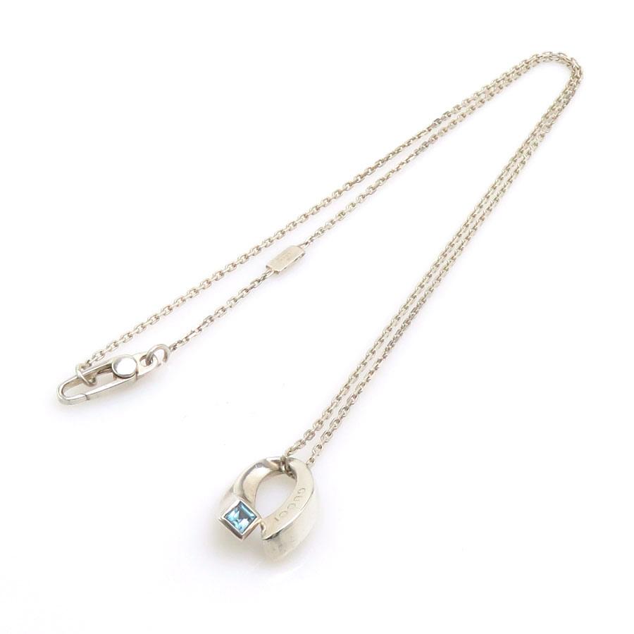 GUCCI（グッチ） ネックレス シルバー925/ブルートパーズ シルバー