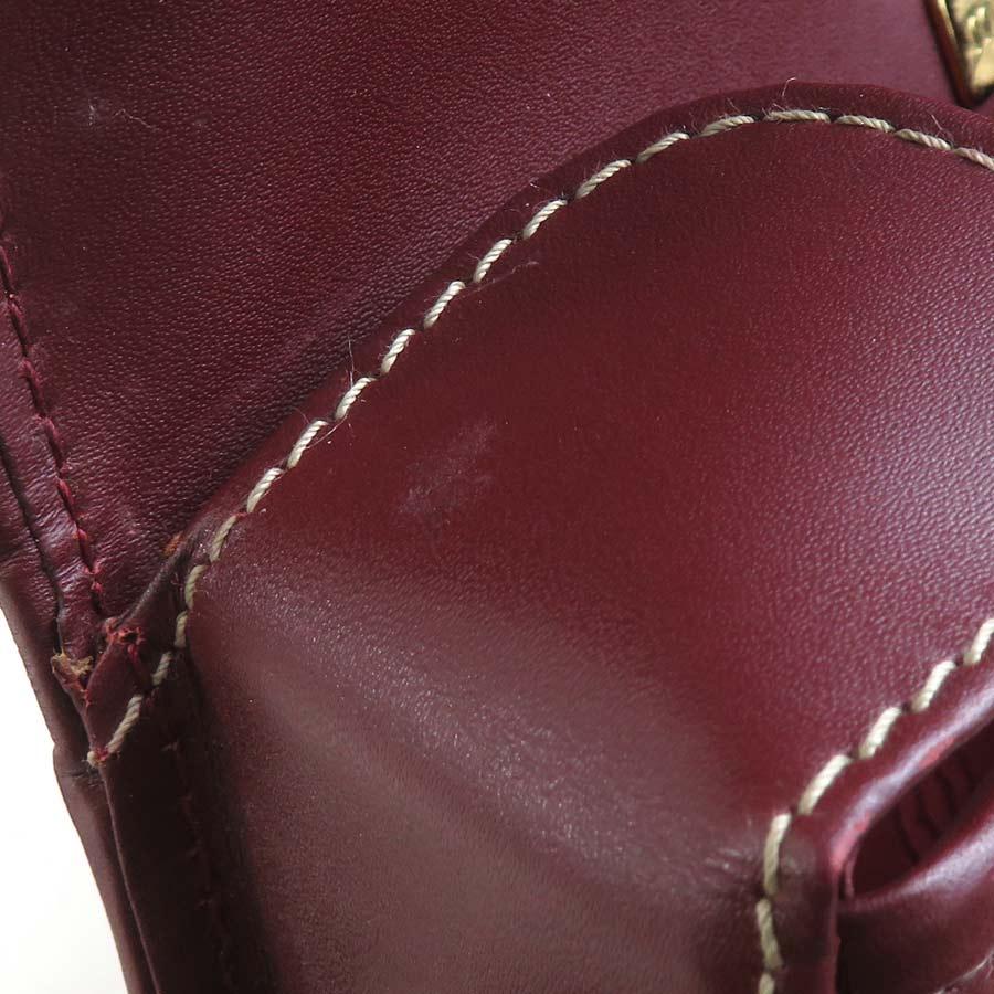 カルティエ CARTIER ショルダーバッグ マストライン レザー ボルドー レディース 送料無料【中古】 r11023c Cartier（カルティエ） ショルダーバッグ マストライン レザー