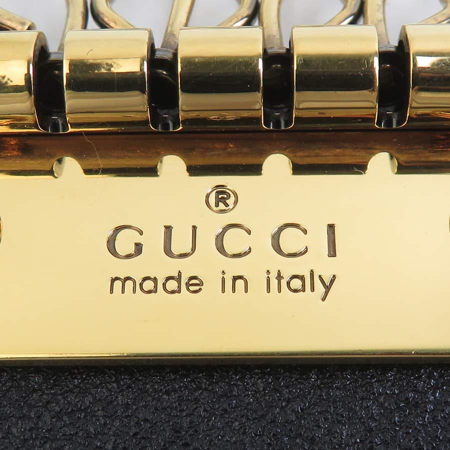 GUCCI（グッチ） キーケース バンブー レザー ブラック : ブランド