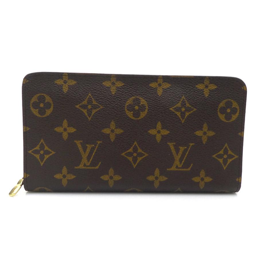 ルイヴィトン　モノグラム　ポルトモネジップ　ラウンドファスナー　長財布ブラウン LOUIS VUITTON（ルイ・ヴィトン） ルイ ヴィトン ラウンドファスナー長