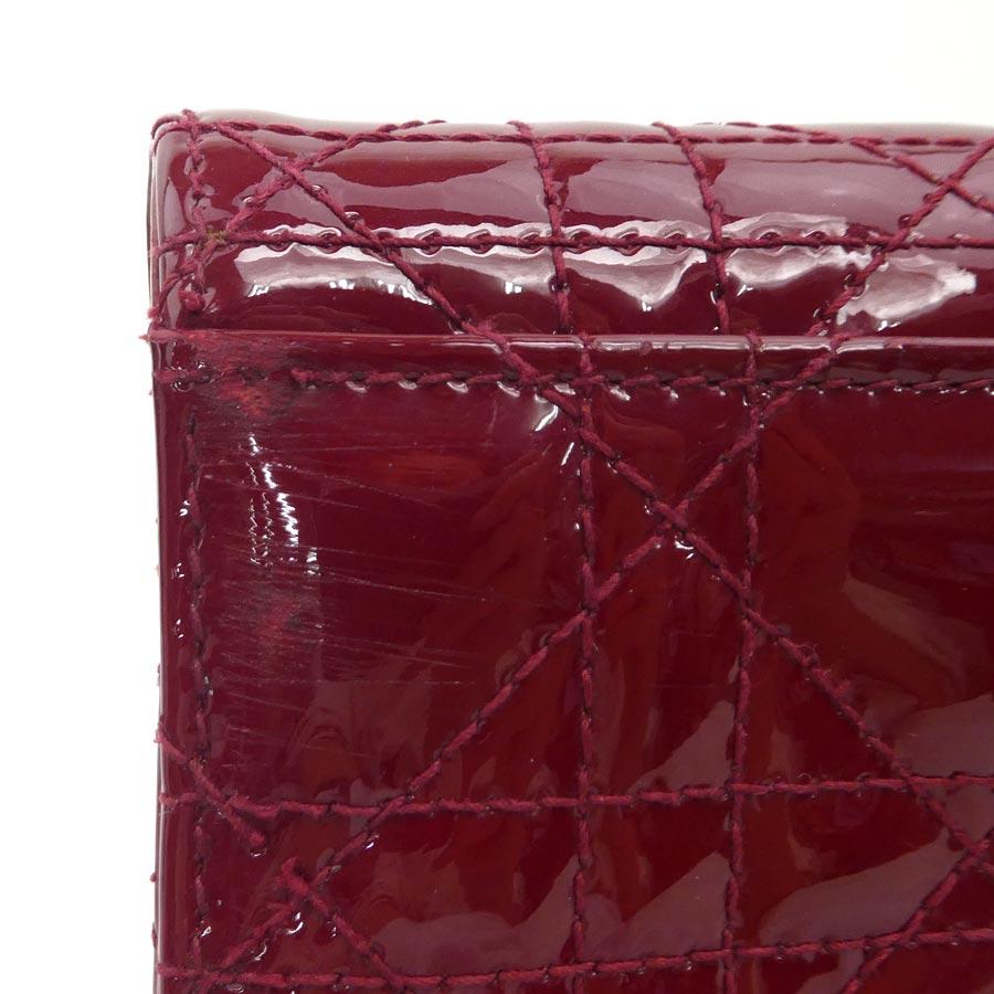 クリスチャンディオール Christian Dior 三つ折り財布 パテントレザー