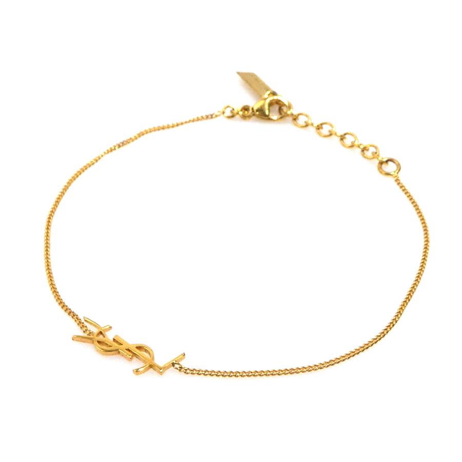 YSL サンローラン ブレスレット ゴールド サンローラン SAINT LAURENT ブレスレット メタル ゴールド : ブランド