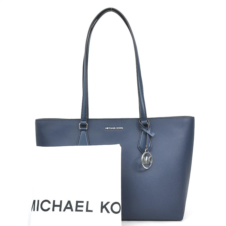 MICHEAL KORS マイケルコース ショルダーバッグ レザー MICHAEL KORS（マイケルコース） ショルダーバッグ レザー ネイビー