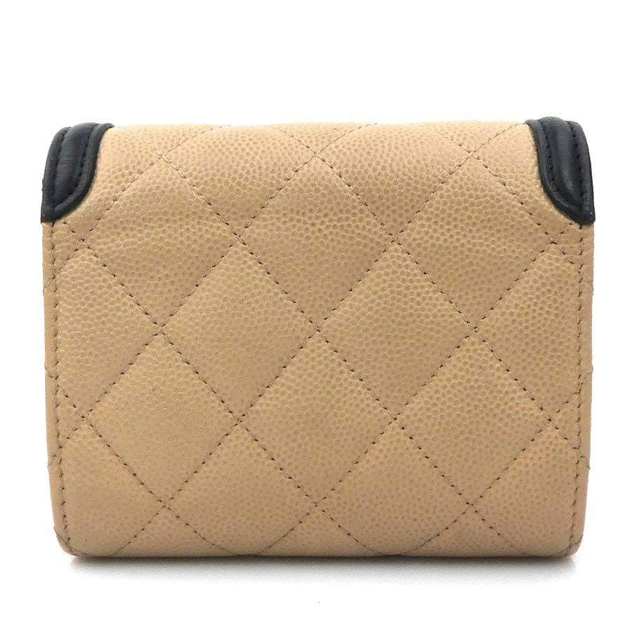 reiyo　シャネル　ccフィリグリー　財布　三つ折り財布 CHANEL（シャネル） 三つ折り財布 CCフィリグリー キャビアスキン