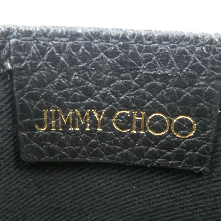 ジミーチュウ JIMMY CHOO カードケース レザー ブラック : ブランド