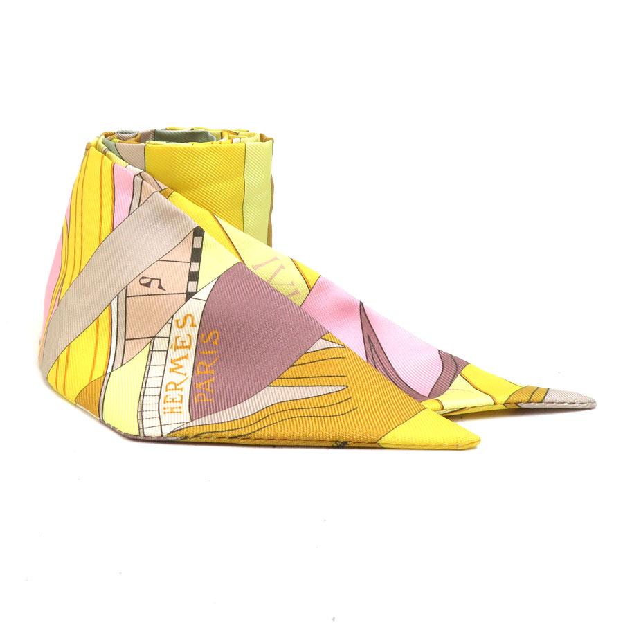 HERMES（エルメス） スカーフ ツイリー シルク イエロー系 : ブランド
