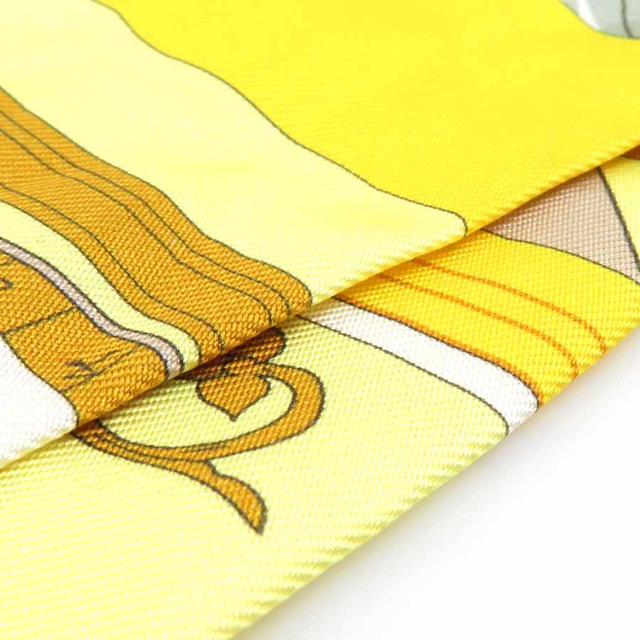 HERMES（エルメス） スカーフ ツイリー シルク イエロー系 : ブランド