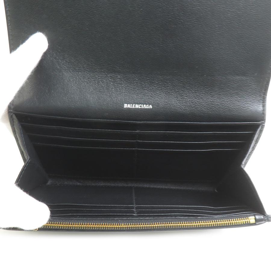 BALENCIAGA（バレンシアガ） 長財布 レザー ブラック : ブランド