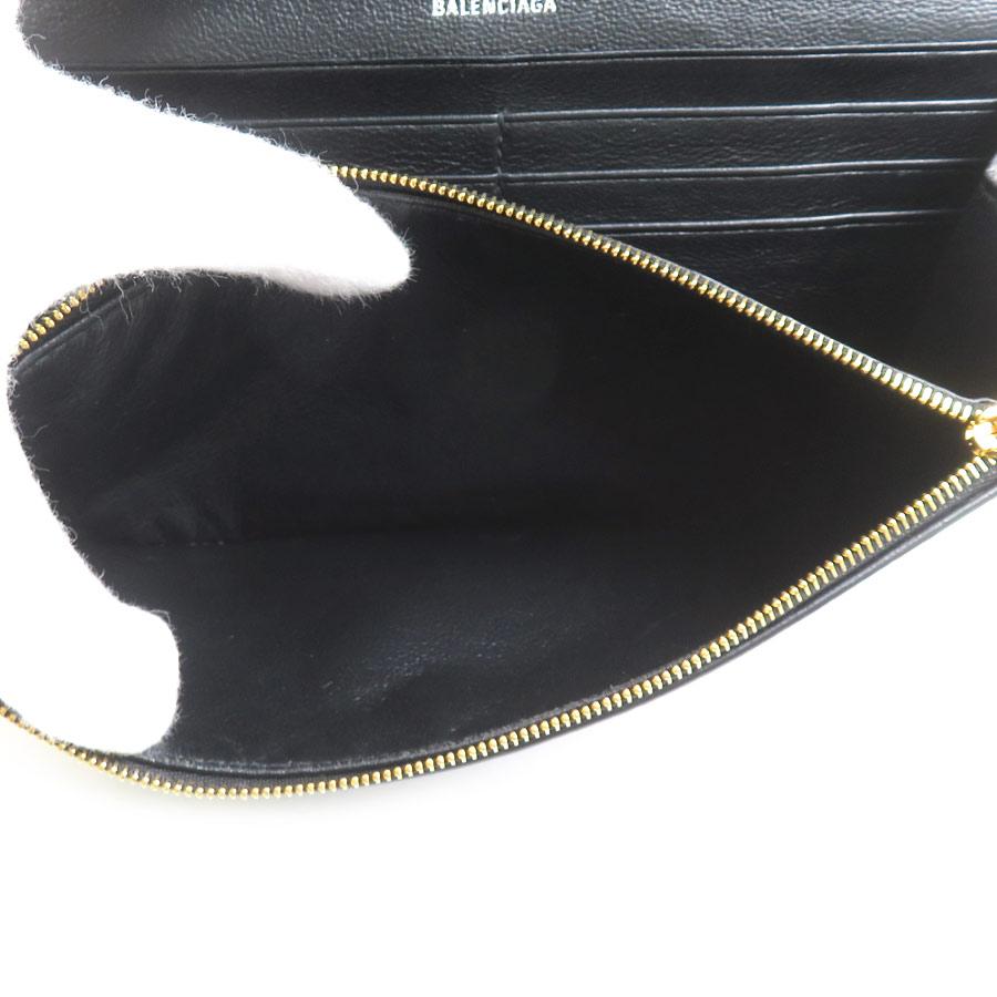 BALENCIAGA（バレンシアガ） 長財布 レザー ブラック : ブランド